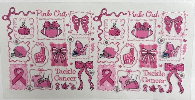 #1 Tackle Cancer- Cup Wrap