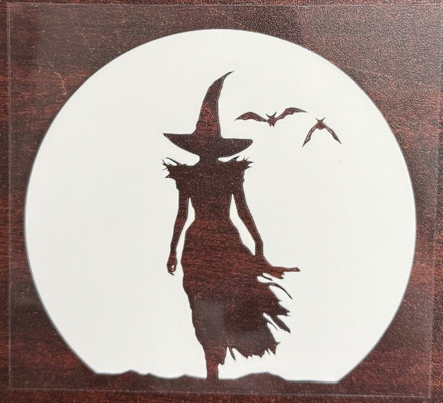 #85 Witch Silhouette- Decal