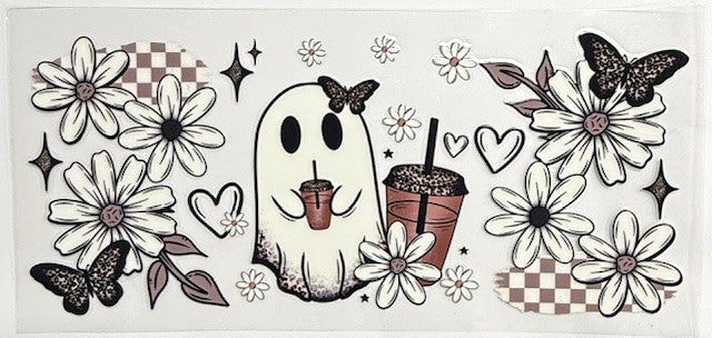 #55 Ghost Coffee- Cup Wrap