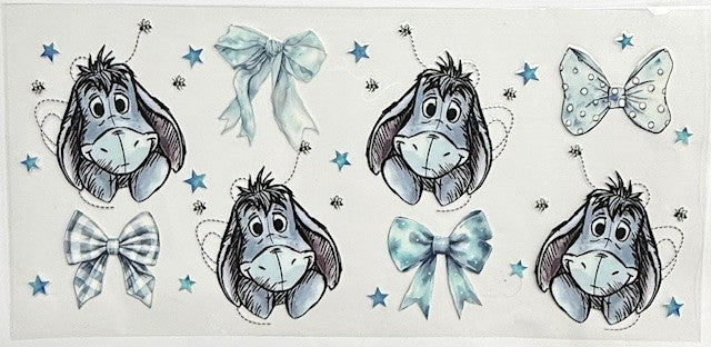#27 Blue Bow Eeyore- Cup Wrap