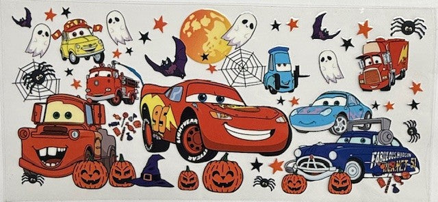 #24 Halloween Cars- Cup Wrap