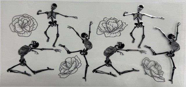 #113 Dancing Skeletons Cup Wrap
