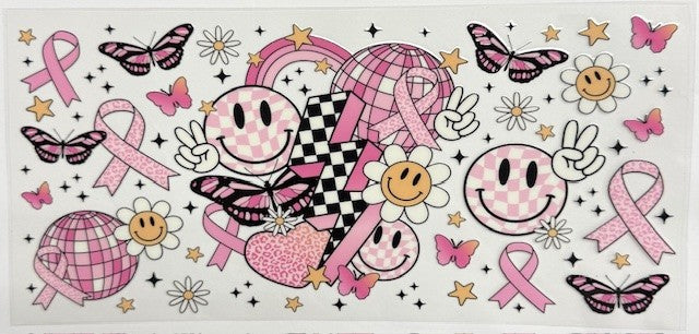 #12 Breast Cancer Smiles- Cup Wrap