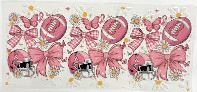 #10 Bows, Ribbons & Football- Cup Wrap