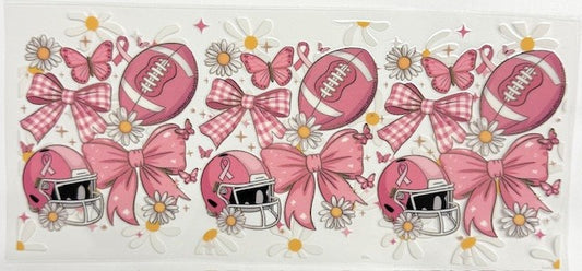 #10 Bows, Ribbons & Football- Cup Wrap