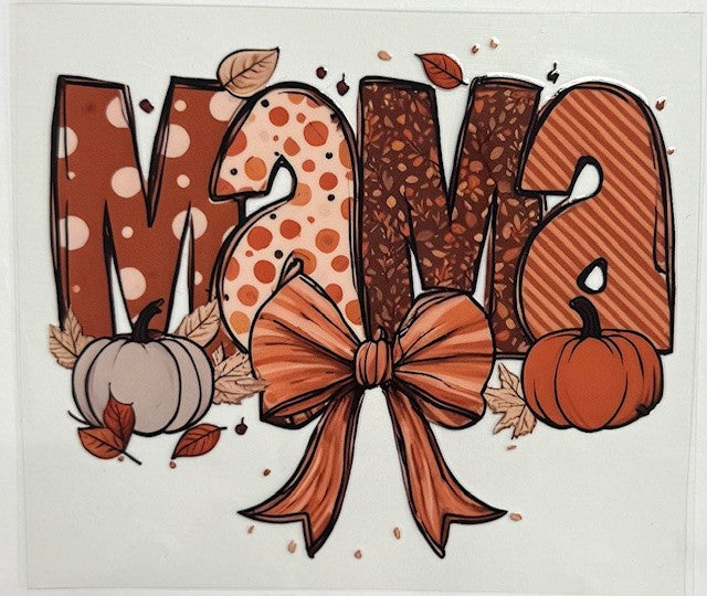 #88 Mama Fall w/ Bow- Decal