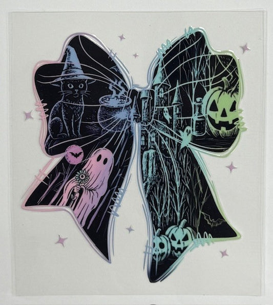#87 Halloween Bow- Decal