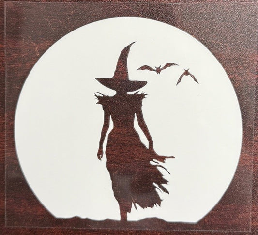 #85 Witch Silhouette- Decal