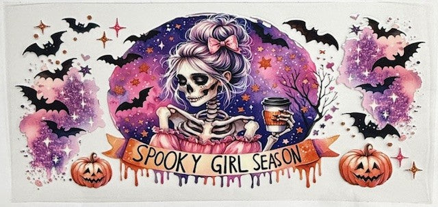 #56 Spooky Girl Season- Cup Wrap