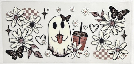 #55 Ghost Coffee- Cup Wrap
