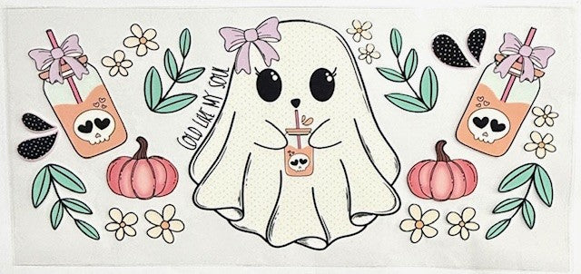 #53 "cold like my soul" Ghost- Cup Wrap