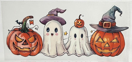 #49 2 Ghost 2 Pumpkins- Cup Wrap