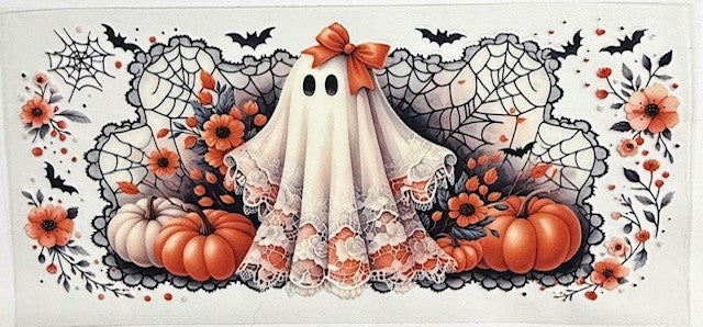 #46 Lace Ghost- Cup Wrap