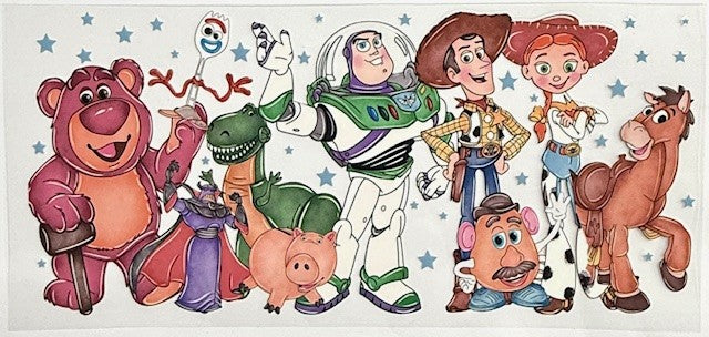 #34 Toy Story Blue Stars- Cup Wrap