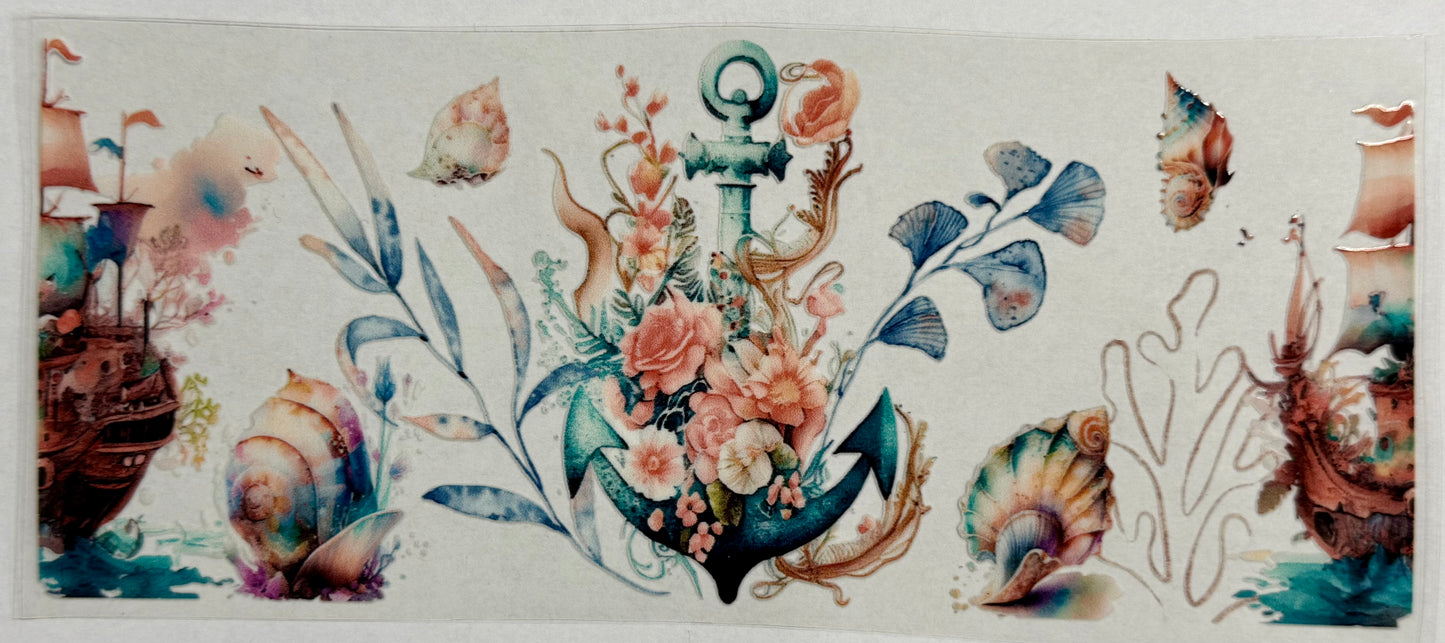 Floral Anchor Cup Wrap