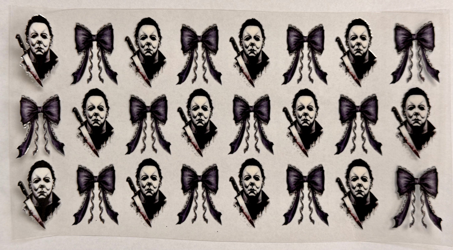Michael Myers & Bows Cup Wrap