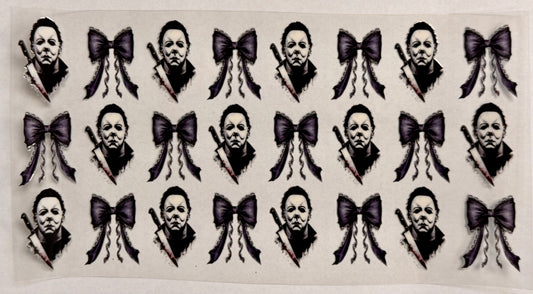 Michael Myers & Bows Cup Wrap