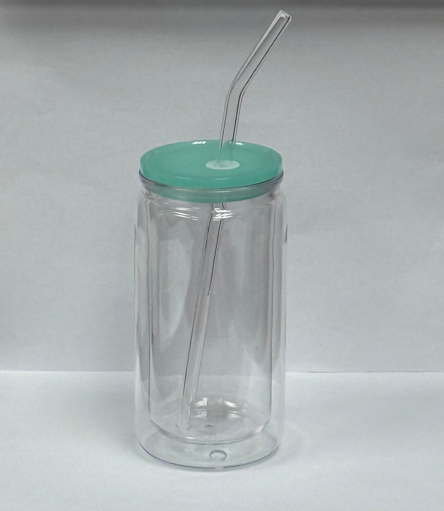 16oz Mint Green Straw and Lid
