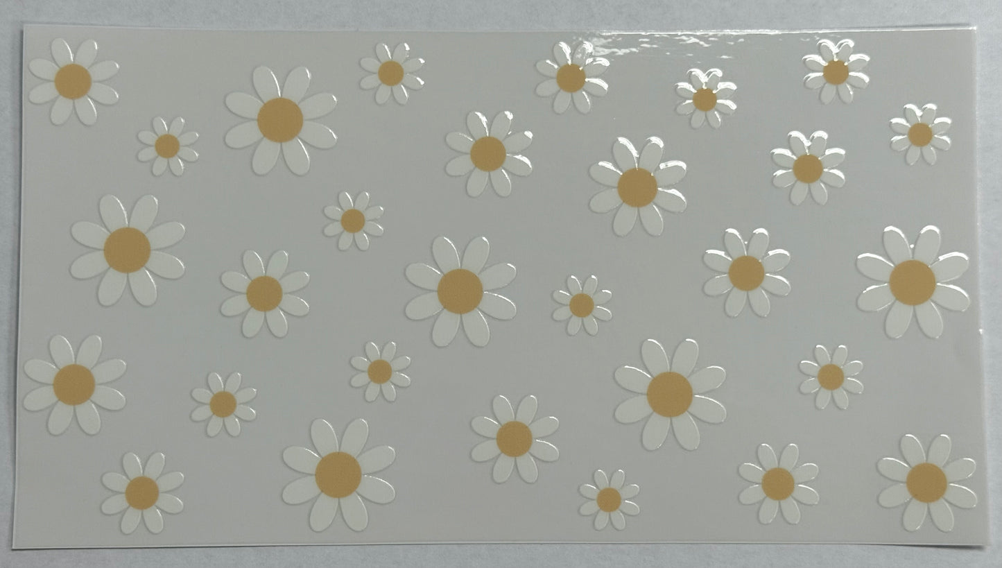 16oz Daisy Cup Wrap