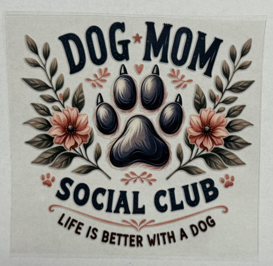 Dog Mom Decal